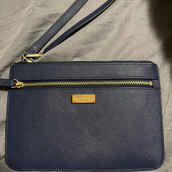Kate spade blue wristlet - Picture 1 of 1